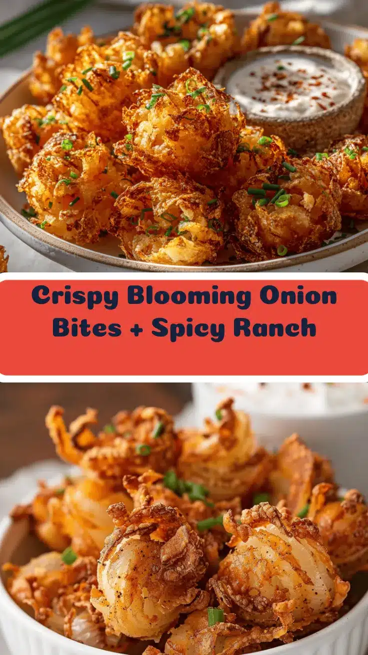 air fryer blooming onion bites recipe