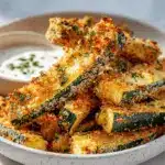 air fryer zucchini fries - featured image