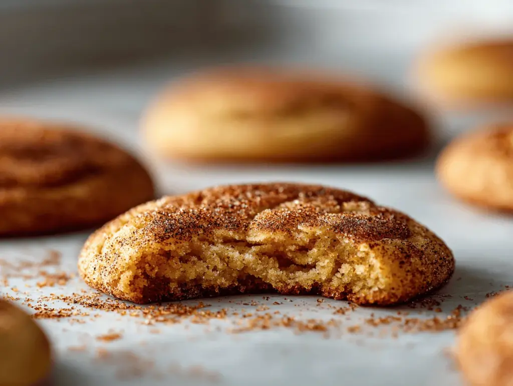 Brown Butter Churro Snickerdoodle Cookies - featured image