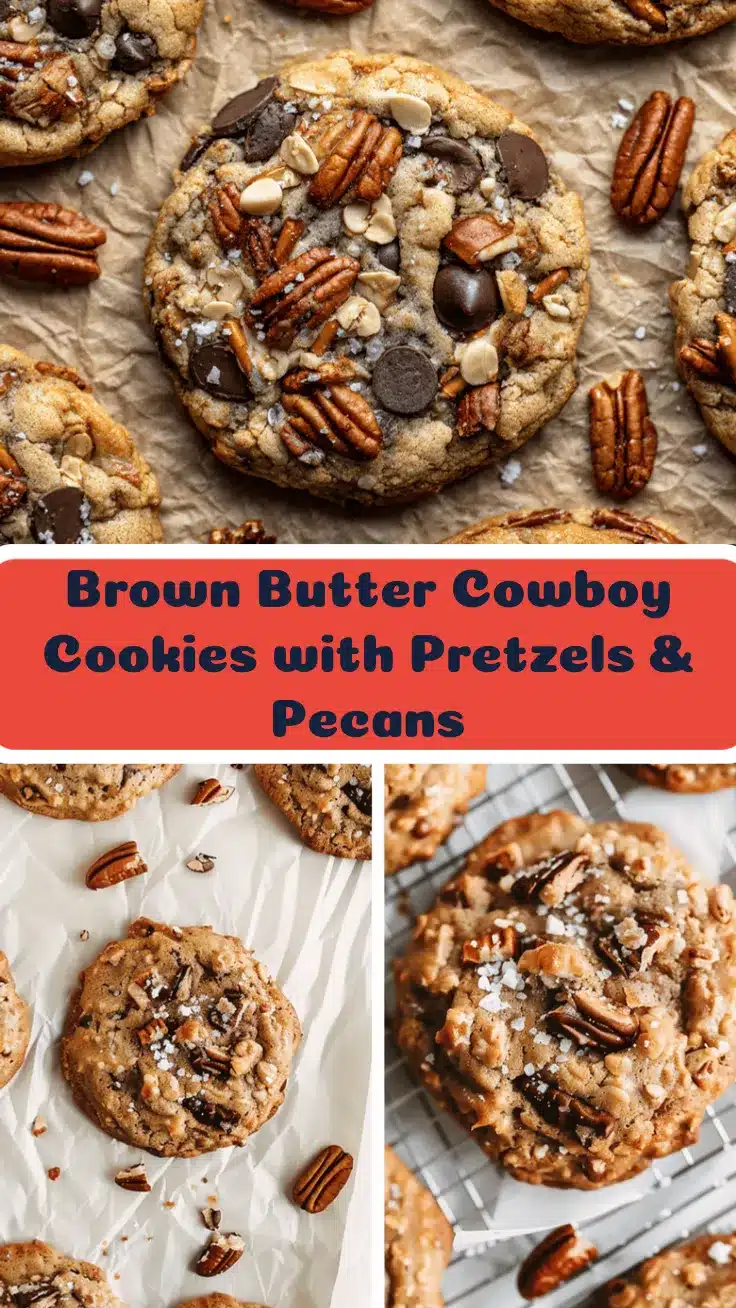 Brown Butter Texas Cowboy Cookies recipe