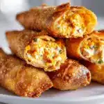 Buffalo Chicken Jalapeno Popper Egg Rolls - featured image