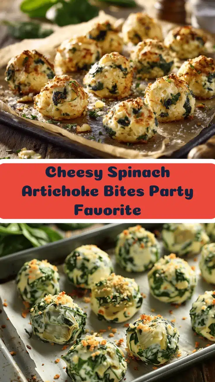cheesy spinach and artichoke bites recipe