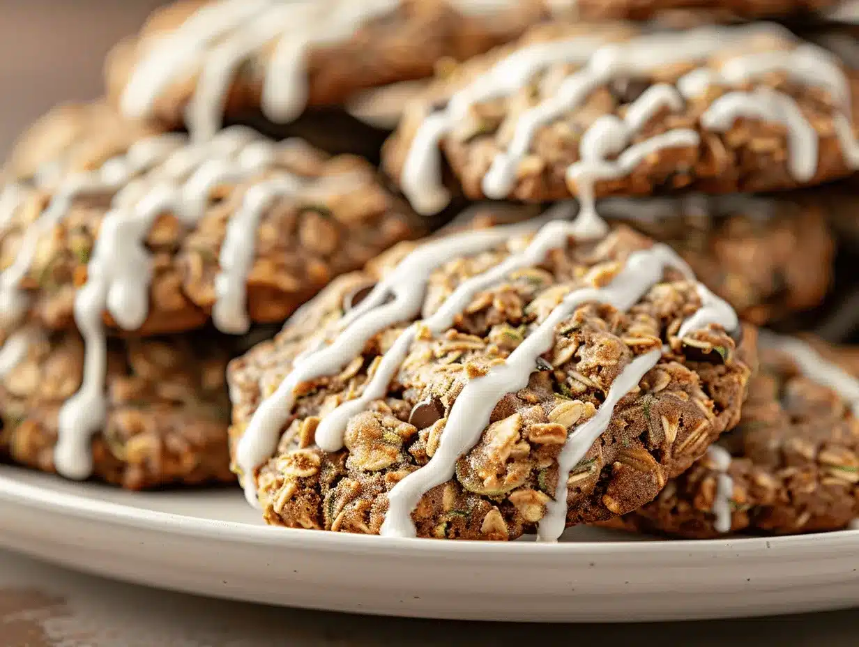 chocolate chip zucchini oatmeal cookies preparation steps
