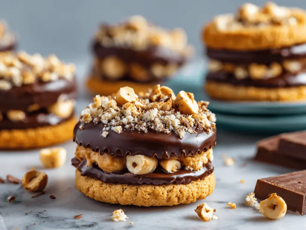 Chocolate Hazelnut Crunch Cookies - featured image
