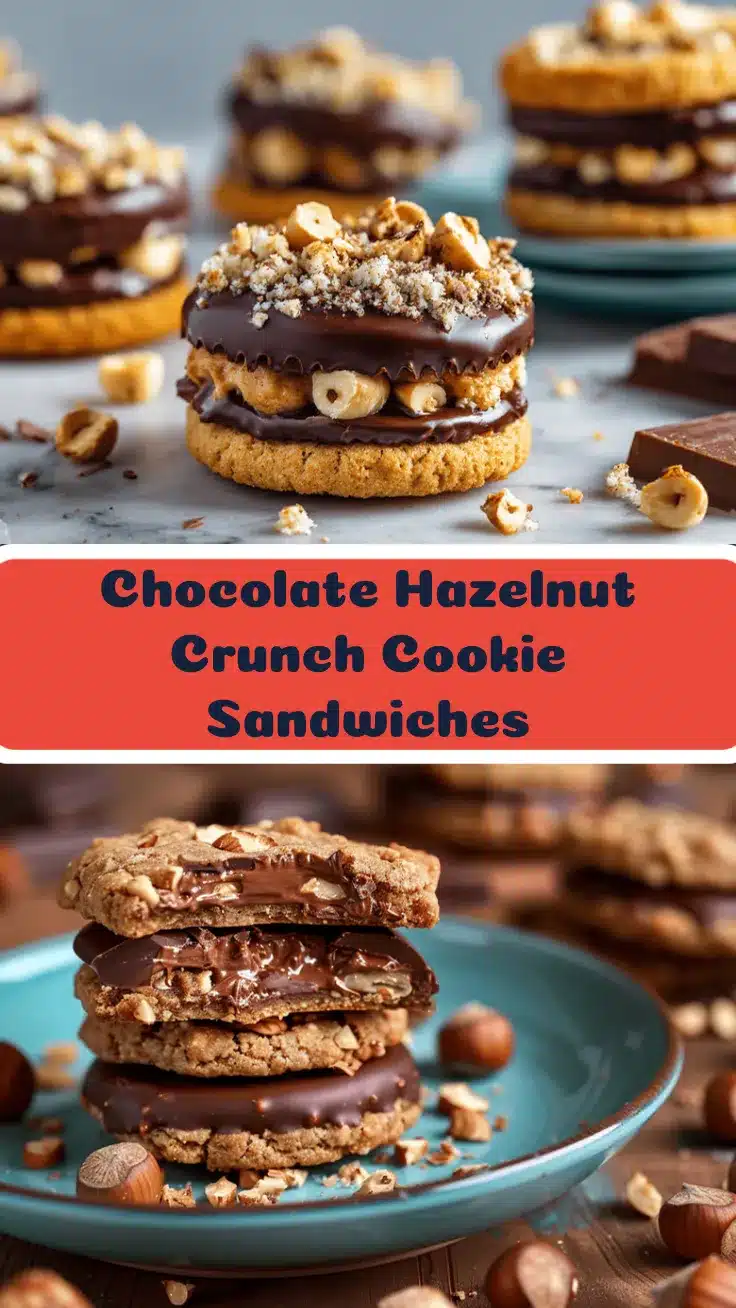 Chocolate Hazelnut Crunch Cookies recipe