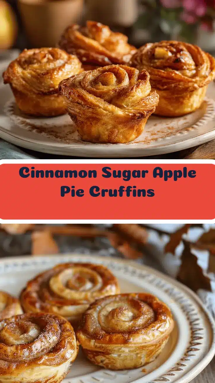 Cinnamon Sugar Apple Pie Cruffins recipe