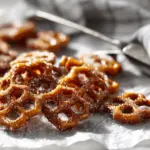 cinnamon sugar honeycomb pretzel bites - featured image