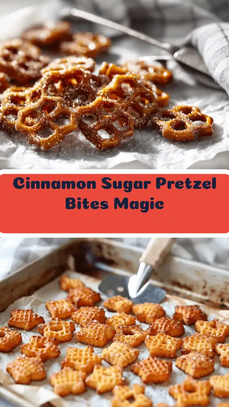 cinnamon sugar honeycomb pretzel bites recipe