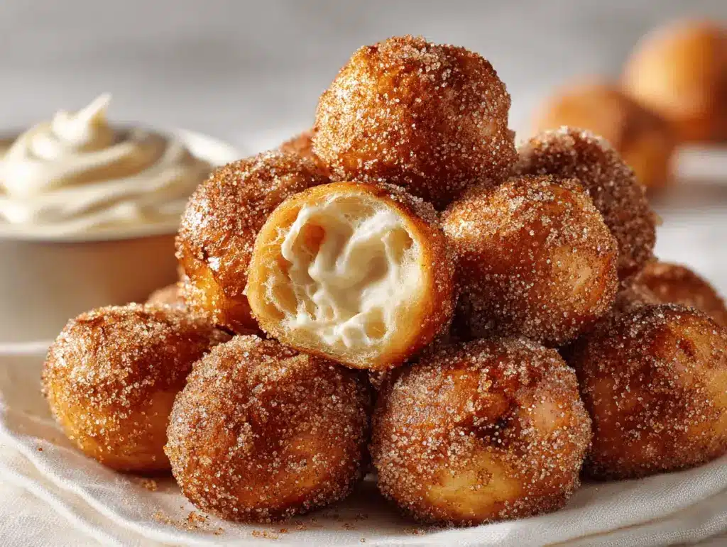 cinnamon sugar pretzel bites - featured image