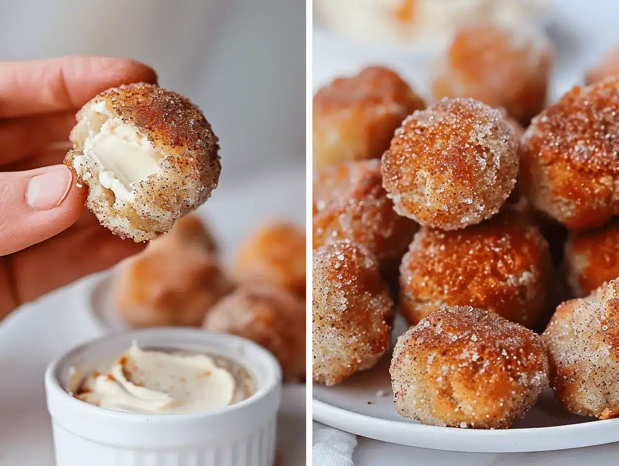 cinnamon sugar pretzel bites preparation steps