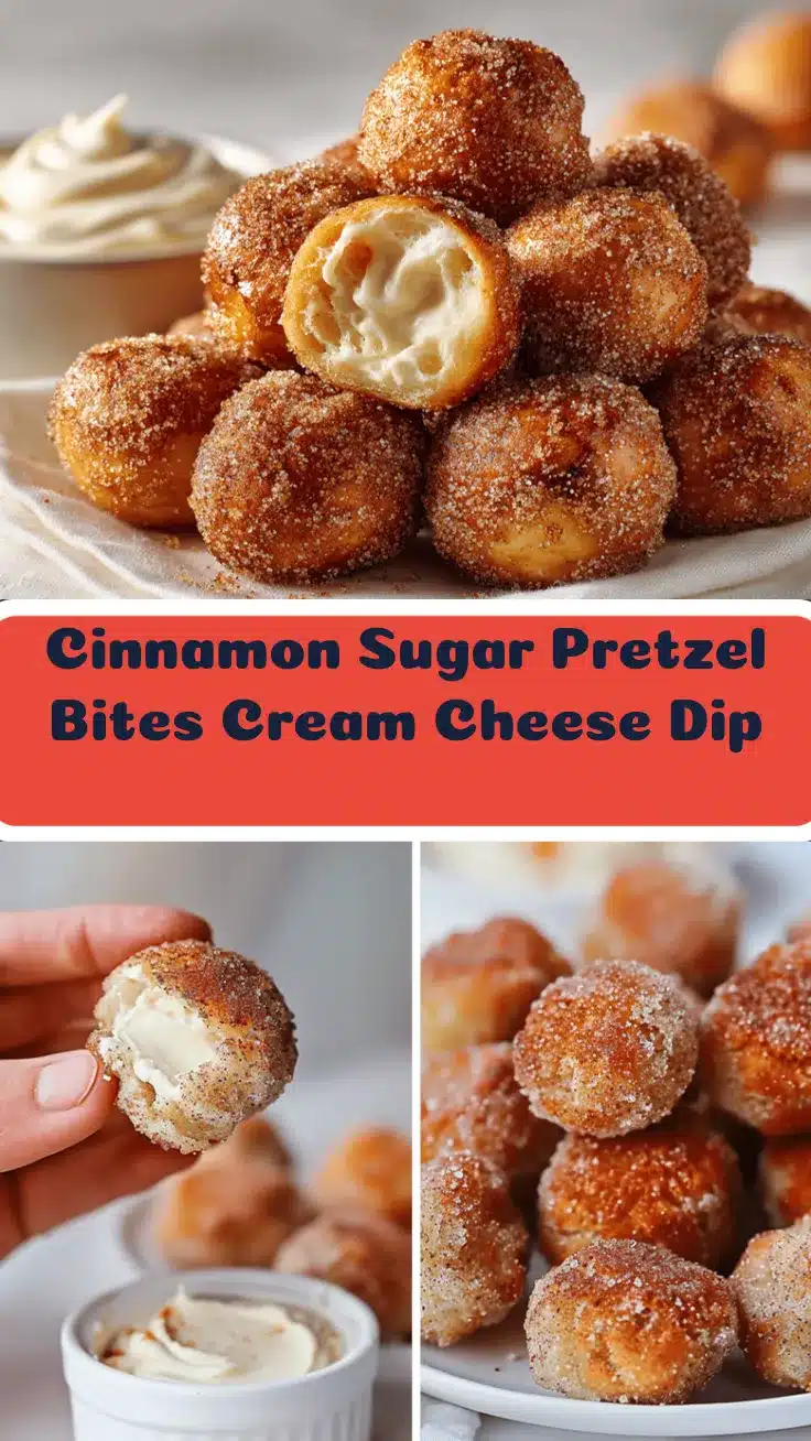 cinnamon sugar pretzel bites recipe