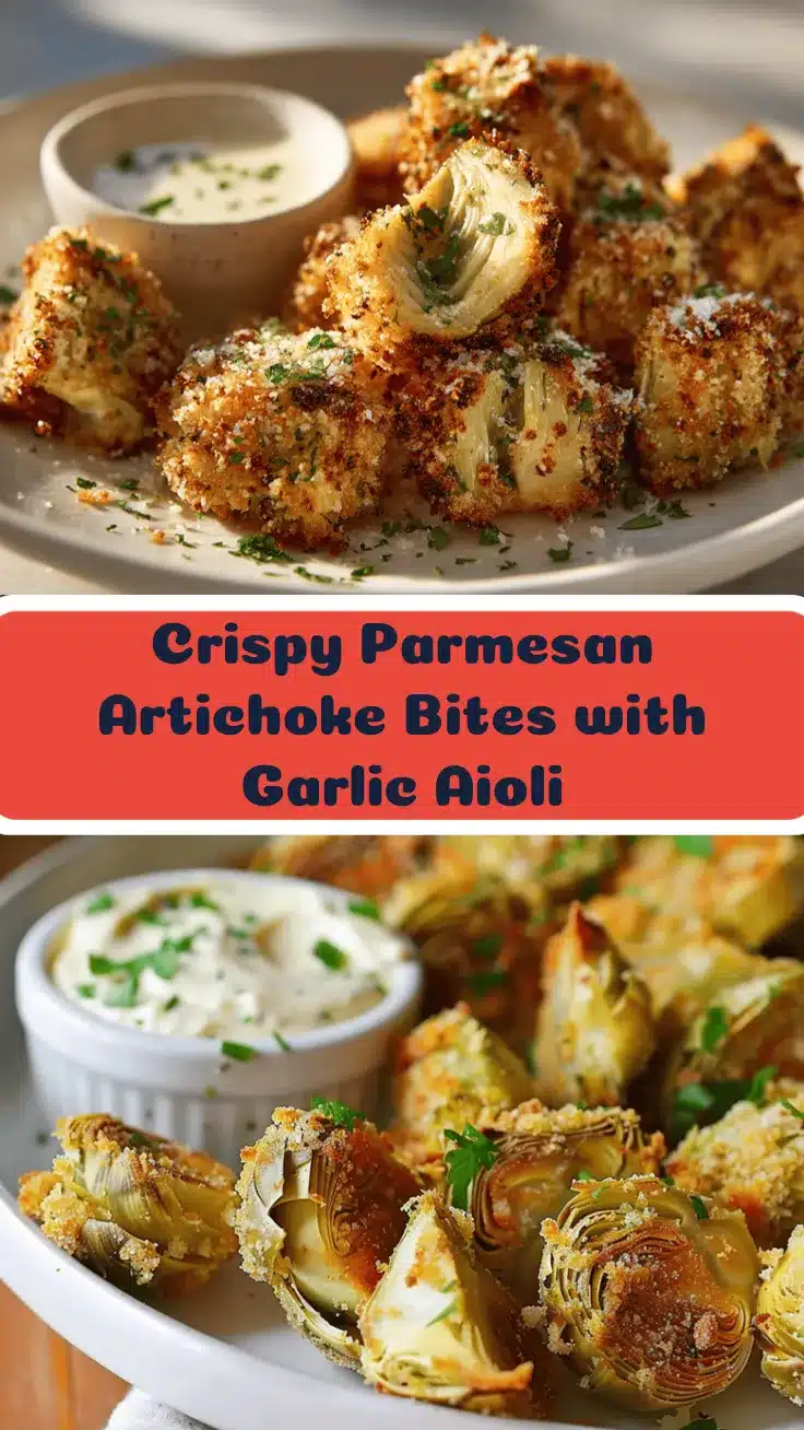 crispy Parmesan artichoke heart bites recipe