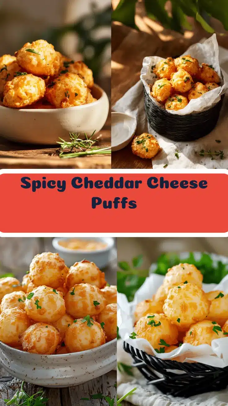 jalapeño cheddar cheese puffs recipe