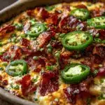 loaded bacon-wrapped jalapeño popper dip - featured image