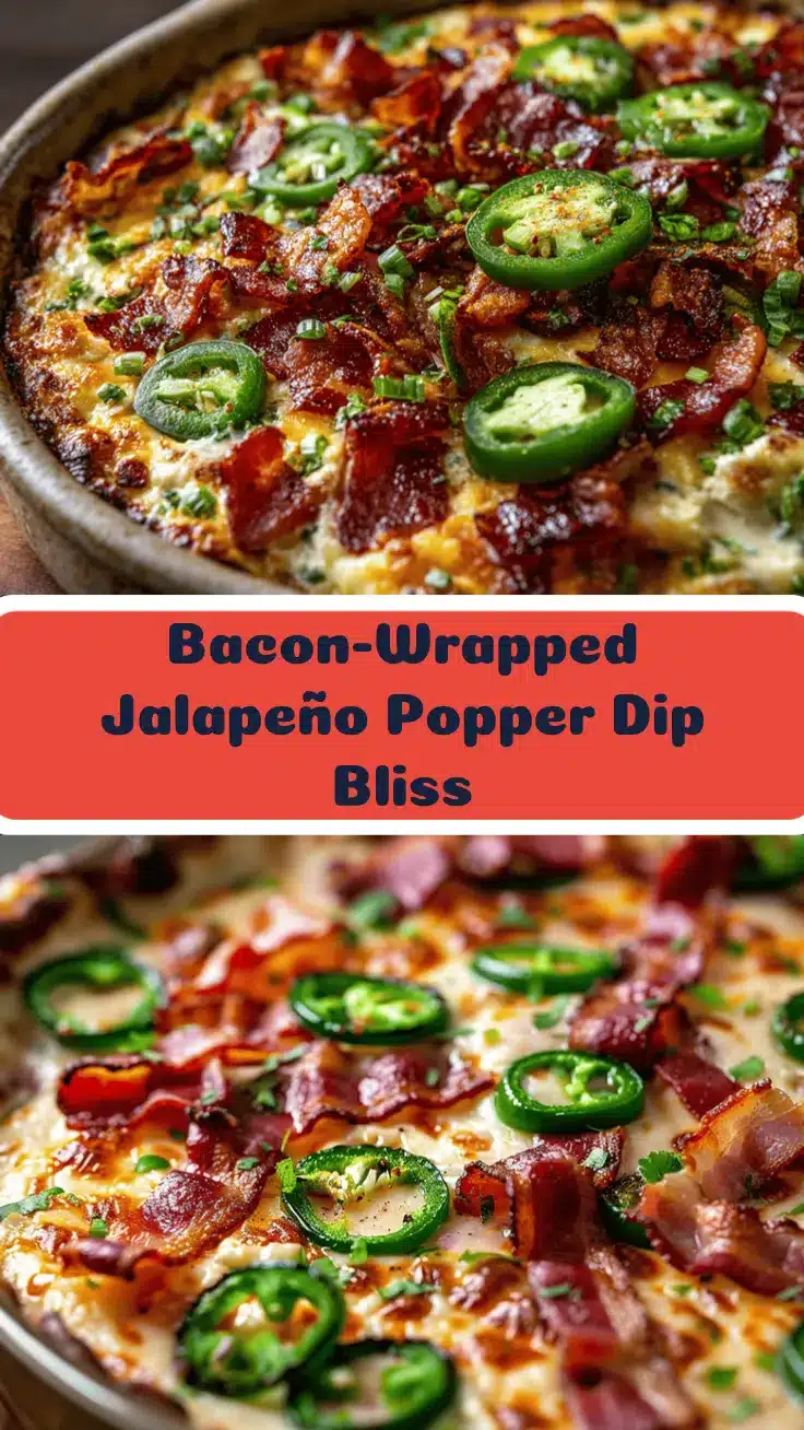 loaded bacon-wrapped jalapeño popper dip recipe