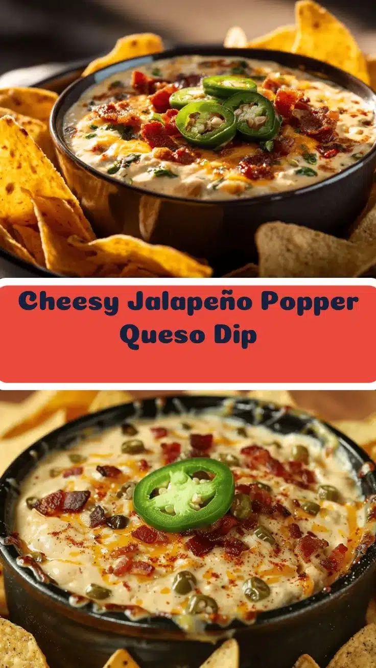 loaded jalapeño popper queso dip recipe