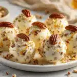 No Bake Maple Pecan Pie Cheesecake Bites - featured image