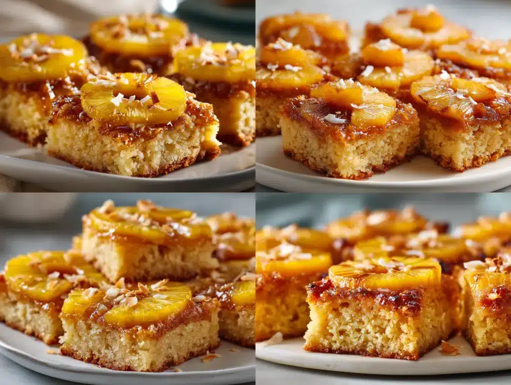 pineapple upside-down cookie bars - featured image