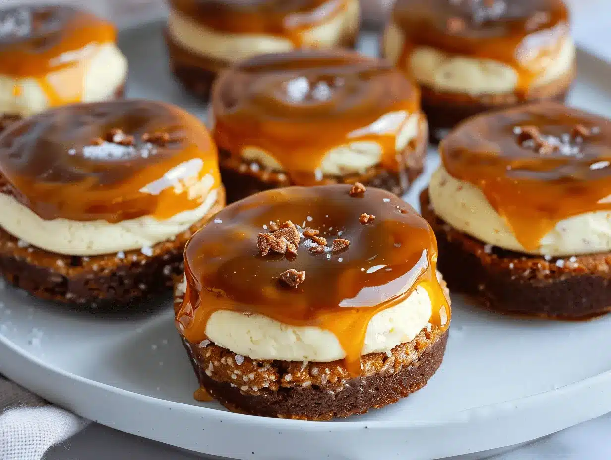 salted caramel pretzel cheesecake cookies preparation steps