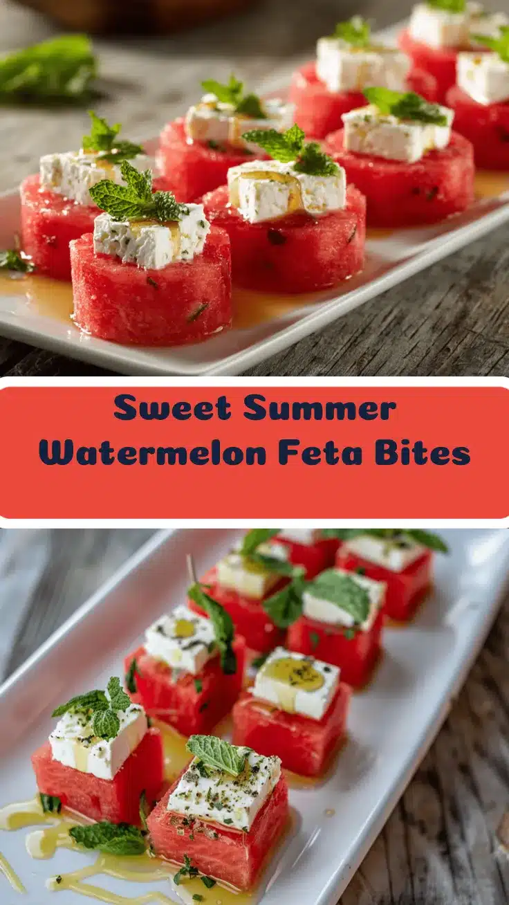 watermelon feta bites recipe