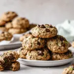 zucchini chocolate chip oatmeal cookies - featured image