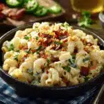bacon jalapeño smoked gouda mac and cheese - featured image