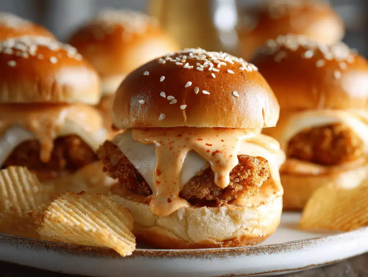 Bang Bang Chicken Sliders preparation steps