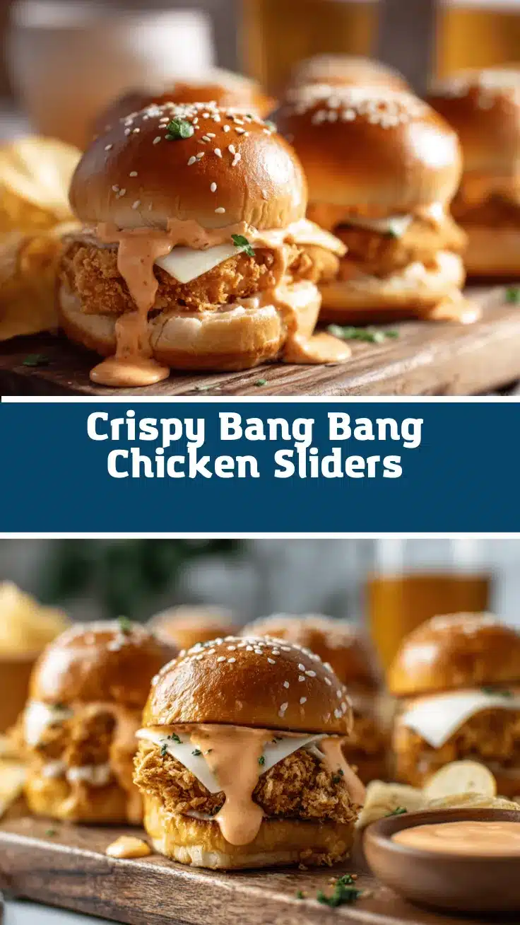 Bang Bang Chicken Sliders recipe