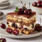 Black Forest Tiramisu Cake - featured image