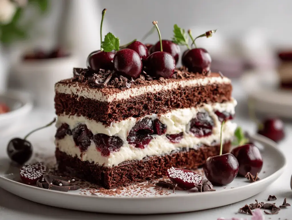Black Forest Tiramisu Cake - featured image