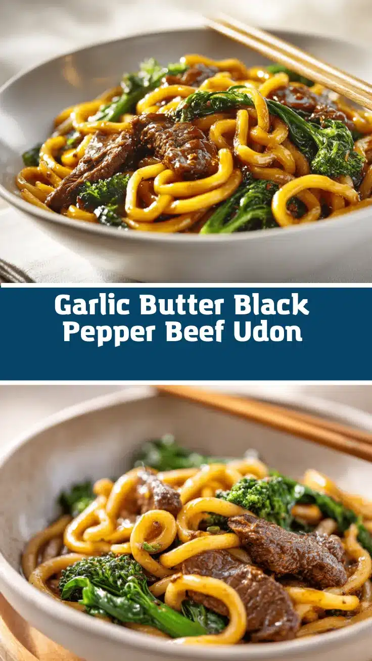 black pepper beef udon stir fry recipe