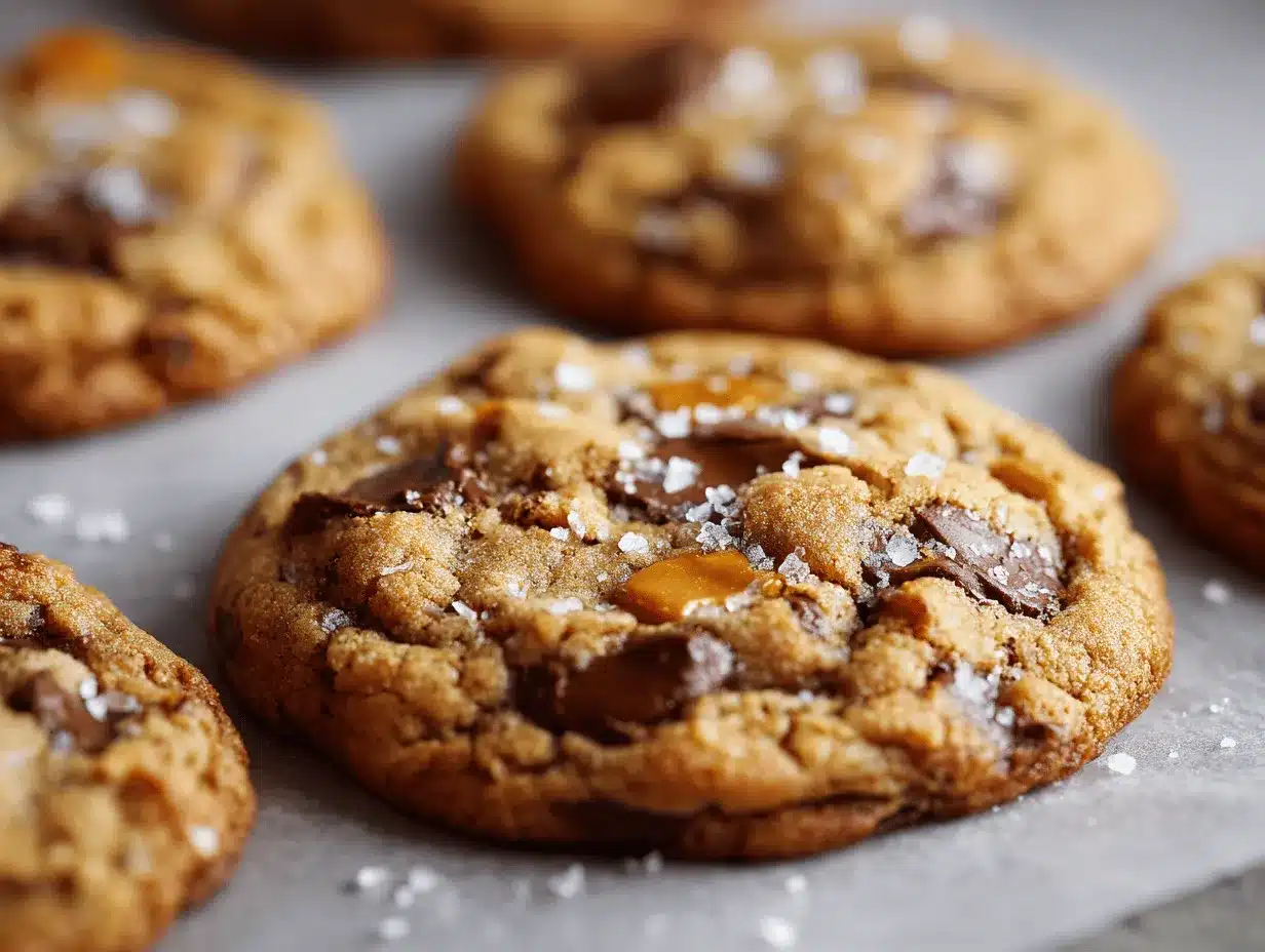 brown butter salted butterscotch chocolate chip cookies preparation steps