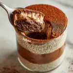 Brownie Batter Tiramisu Chia Pudding - featured image
