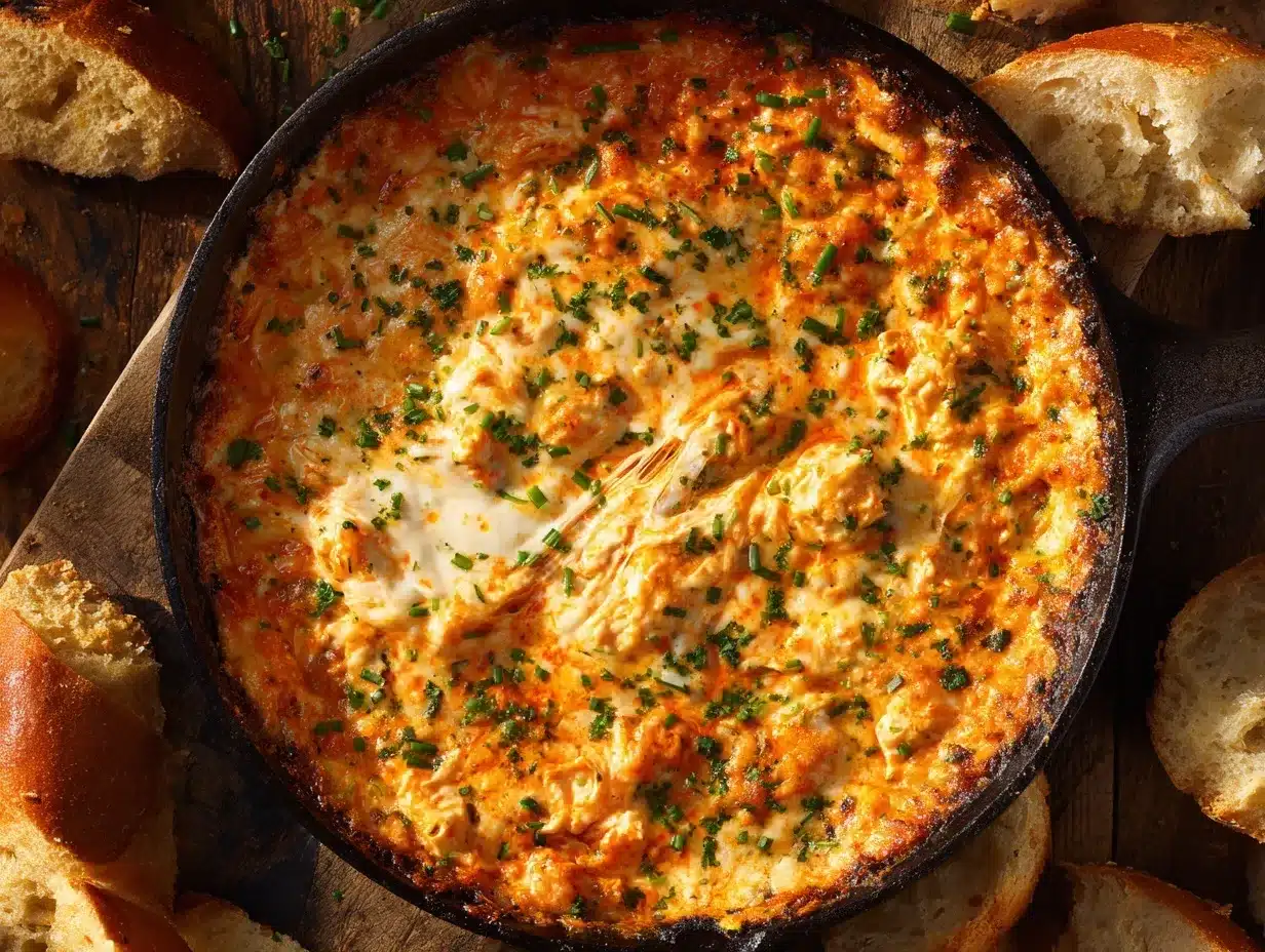buffalo chicken dip preparation steps