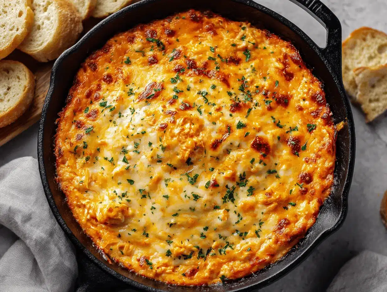 Buffalo chicken dip preparation steps