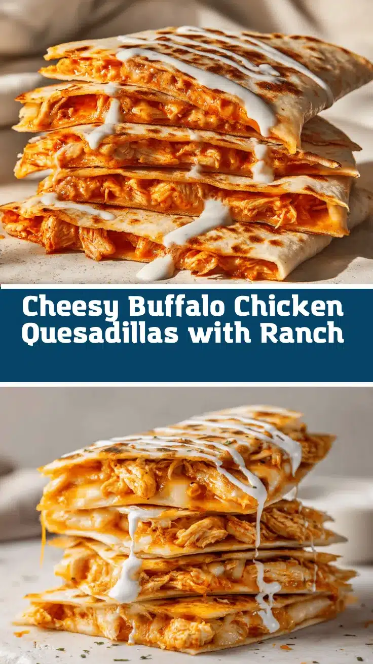 Buffalo chicken quesadillas recipe