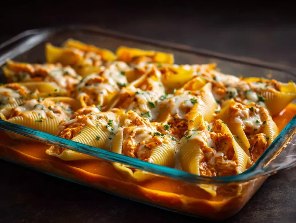 Buffalo chicken stuffed shells - featured image
