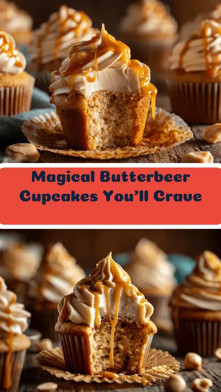 Butterbeer cupcakes recipe