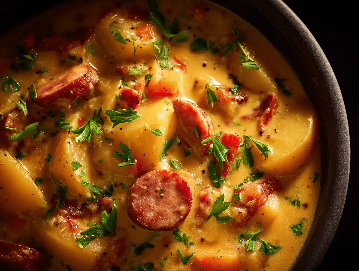 Cajun potato soup preparation steps