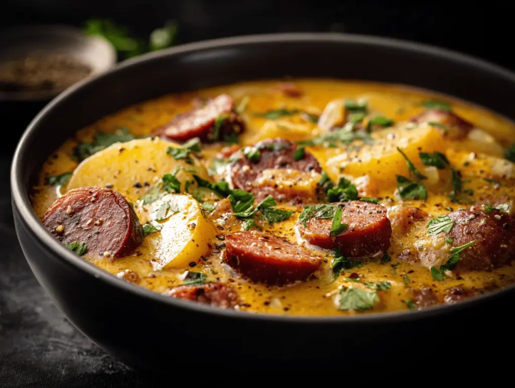Cajun sausage and potato soup - featured image