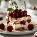 cherry amaretto tiramisu - featured image