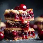 cherry pie bars - featured image