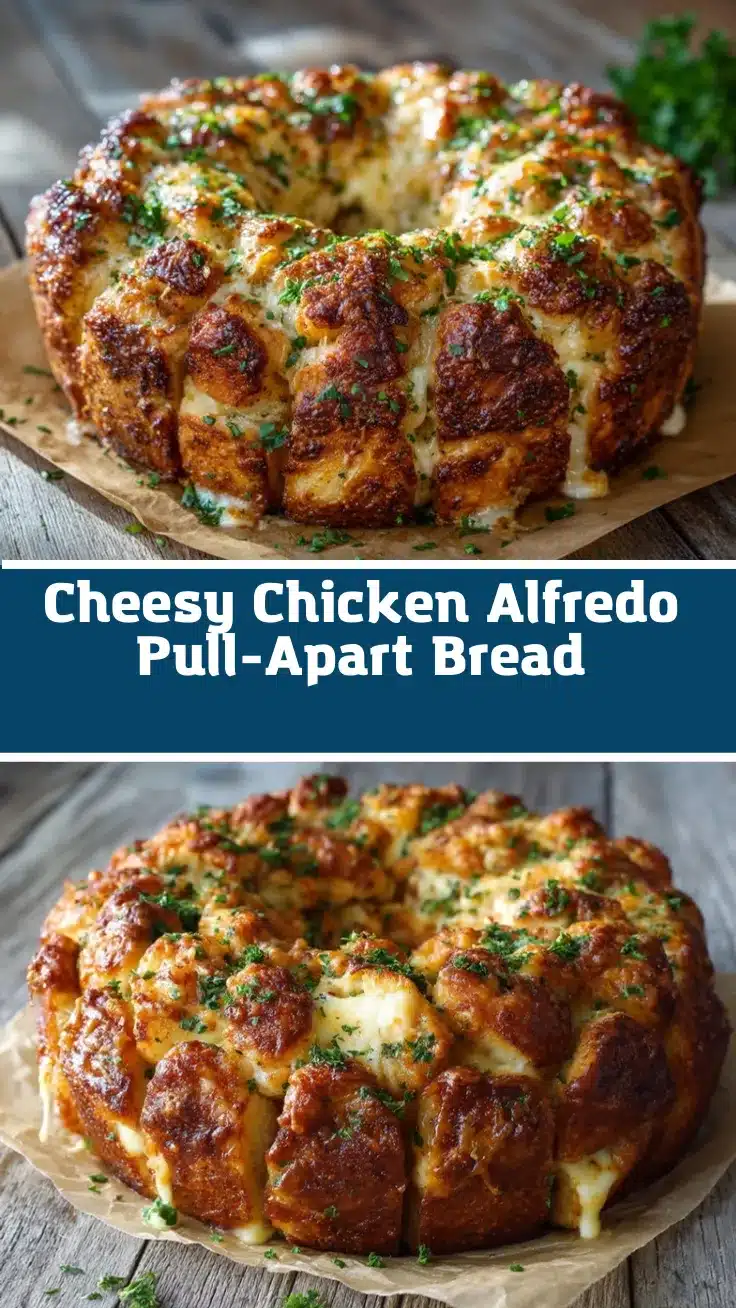 Chicken Alfredo Monkey Bread recipe