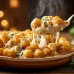 Chicken Alfredo Tater Tot Casserole - featured image