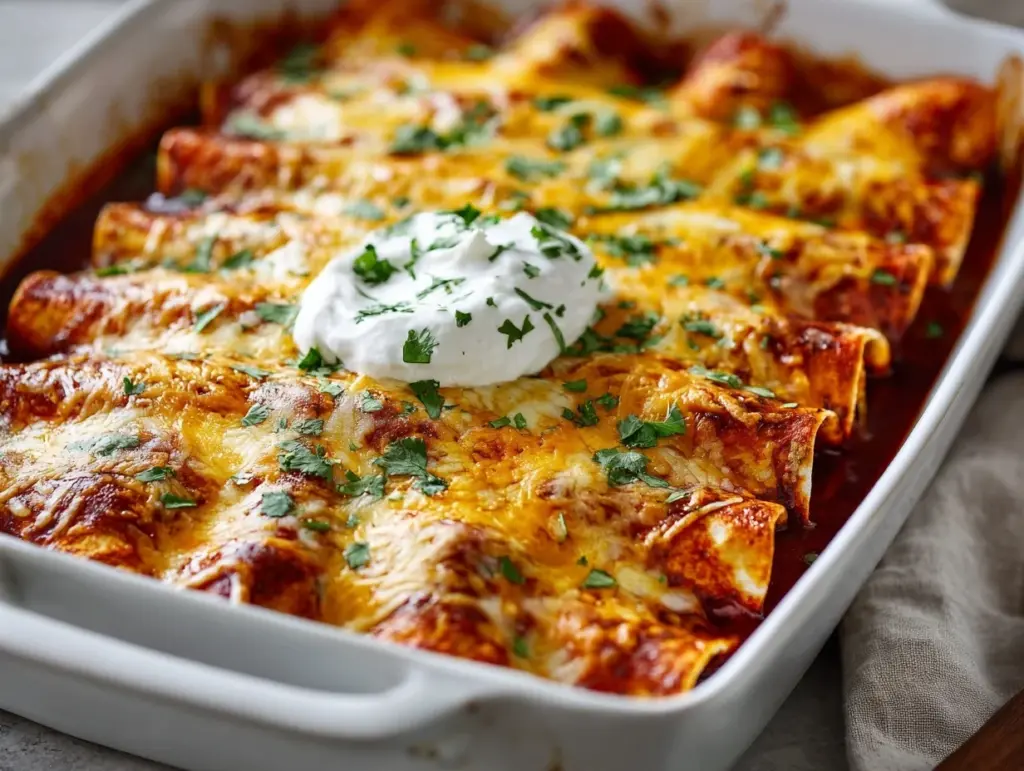 chicken enchiladas - featured image