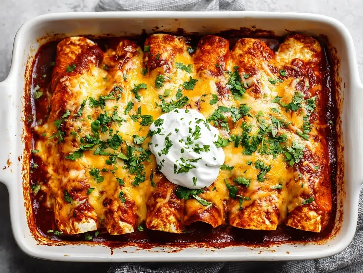 chicken enchiladas preparation steps