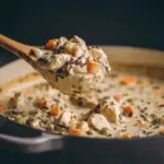 chicken wild rice casserole - featured image