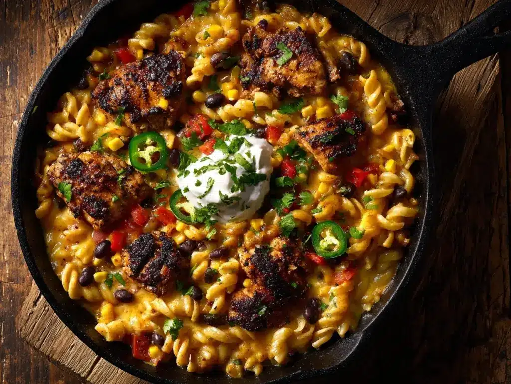 Chili Chicken Mac Skillet - featured image