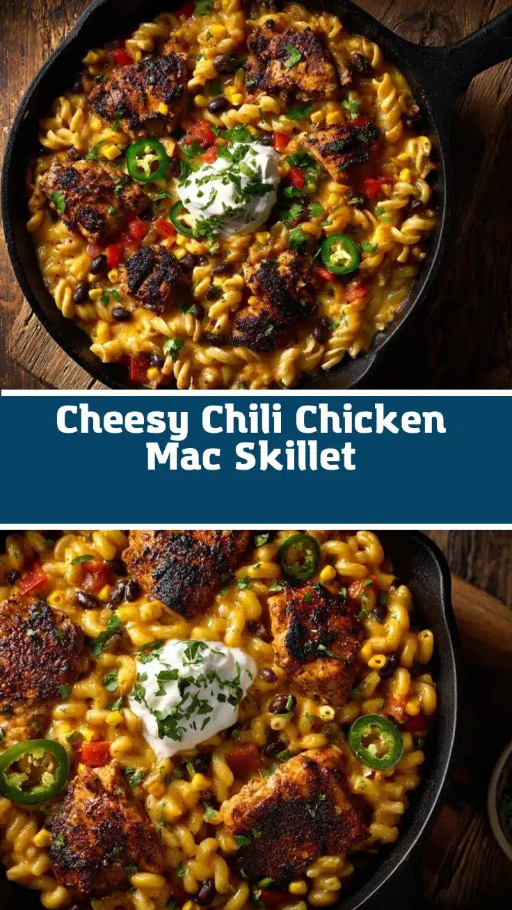 Chili Chicken Mac Skillet recipe