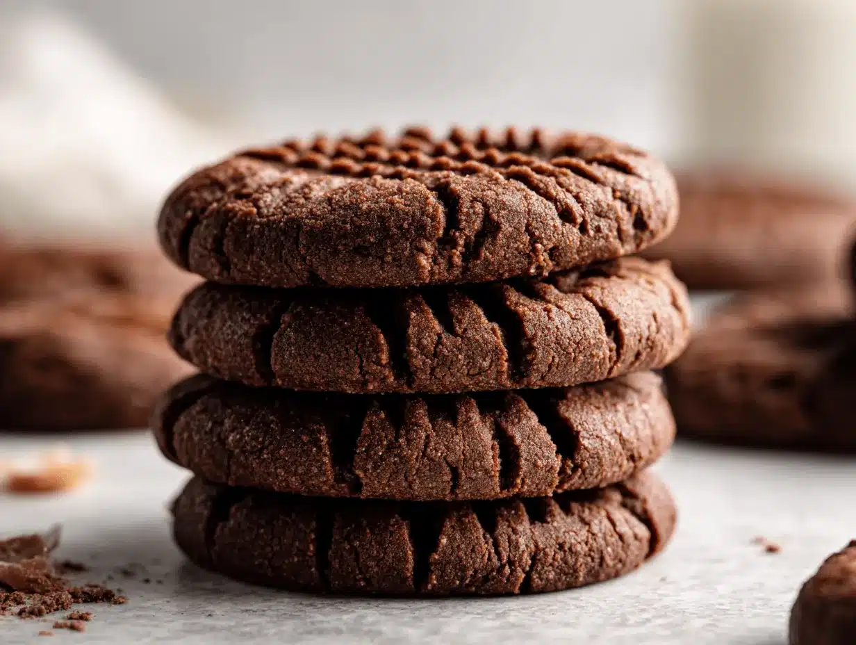 chocolate peanut butter cookies preparation steps